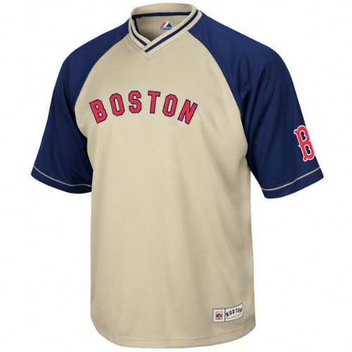 Boston Red Sox Cooperstown Full Force V-Neck Jersey