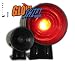 Black Adjustable Shift Light w/ Red Light