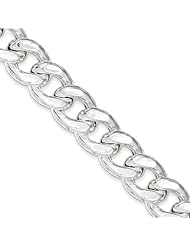 Sterling Silver Curb Bracelet, Best Quality Free Gift Box Satisfaction Guaranteed