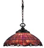 Meyda Tiffany Elan 1 Light Pendant - Red