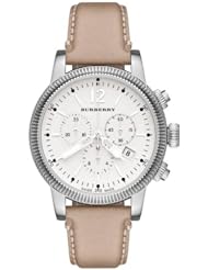 Burberry Womens BU7816 Watch Utilitarian Ladies - White Dial Stainless Steel Case Quartz Movement