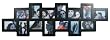 Nexxt by Linea Ply Grande 14-Photo Wall Frame, Black
