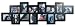 Nexxt by Linea Ply Grande 14-Photo Wall Frame, Black