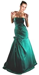 Taffeta Mermaid Floor Length Sweetheart Bridesmaid Dress 