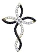 0.32CTW DIAMOND CROSS PENDANT
