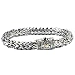 925 Silver Sumbu Kompor Design Cross Bracelet with 18k Gold Accents- 7.5 or 8.5 IN