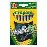 Metallic FX Crayon 16-Pack