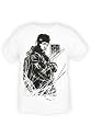 50 Fifty Cent Rap Black and White Adult Mens T-shirt