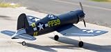 Upgraded Brushless F4U Corsair 4-Channel Electric Radio Remote Controlled RC Warbird Plane Ready-to-Fly RTF!