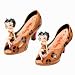 BETTY BOOP LEOPARD HEEL Salt and Pepper Shaker