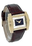 Betty Barclay Gold Case Ladies Dark Brown Leather Strap Watch