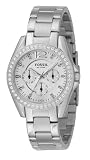 Fossil Riley Multifunction Silver Dial Watch