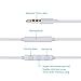 Amoner Premium Earphones with Stereo Mic & Remote Control for iPhone 6S/iPhone 6, iPhone 6 Plus,iPhone 5s 5c 5, iPad / iPod and More - White (Pack of 2)