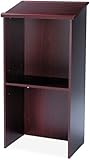 Safco Stand-Up Lectern Mahogany