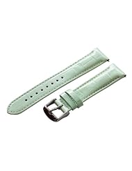 18mm Shiny Croco Light Green Watch Band with Built in Quick Release Pins - Fits All Watches!!!