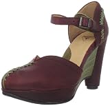 John Fluevog Women's Simone Mary-Jane Pump,Burgundy,10.5 M US