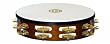 Meinl tambourine, headed wood, Brass jingles, 2 row