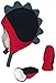N'Ice Caps Boys Soft Sherpa Lined Micro Fleece Dino Hat and Mitten Set