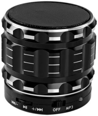 S28 Mini Portable Wireless Bluetooth Speaker - Built in Microphone Hands Free Speakerphone and Rechargeable Battery,Works With iPhone iPad iPod Mp3 player Laptop Computers,Support SD Card (Black)