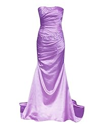 Satin Sweetheart Off the Shoulder Sleeveless  Evening Dress/Bridesmaid Dress/Prom Dress  With Ruffles