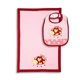 Stephen Joseph Bib/Burp Cloth Set: Ladybug
