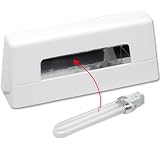 eSecure - 9W UV GEL CURING LAMP LIGHT NAIL DRYER + FREE BULB UK **FREEPOST**