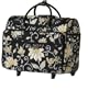Vera Bradley 17" Rolling Travel Tote in Yellow Bird