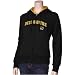 Missouri Tigers Ladies Black Full Zip Felt Lettering Hoody Sweatshirt