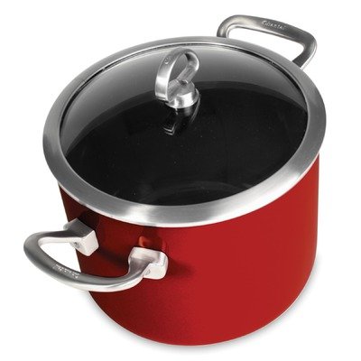 Copper Fusion 5 Quart Red Stockpot