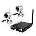 Electronics : USB 2.0 water-proof Wireless Web Ready DVR Security System w/ 2 Pack Highigh Resolution Indoor/Outdoor Night Vision Surveillance Cameras