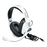 Califone International 3066AV Deluxe Multimedia Stereo Headphones With Boom Microphone