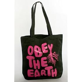 Obey The Ground Rule Tote in Black,Bags (Handbags/Totes) for Women