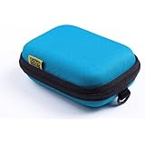 CrazyCase Kameratasche (passend für Canon Powershot SX240/Nikon Coolpix S8200/Sony CyberShot DSC WX300) türkis