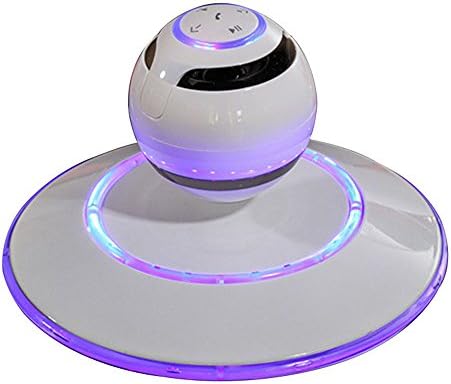 MakCreateFloating Speaker Portable Levitating Floating Bluetooth Subwoofer4.0 Speaker Levitation Maglev Speaker Multicolor LED 360 Degree Rotating Stereo Speaker
