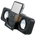 INSTEN Folding Stereo Speaker - Black