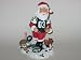 NEW YORK JETS Hand Crafted Team Logo Collectible Christmas SANTA BOBBLE HEAD DOLL