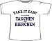 Sports : Nach dem Tauchen ein BIER; T-Shirt wei&szlig;