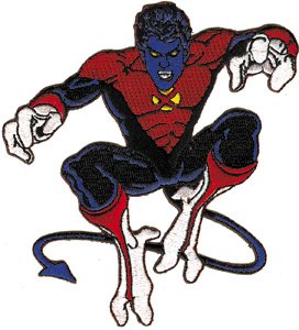  X-men Marvel Comic Movie Patch - 4" Nightcrawler Attack