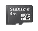 SanDisk Micro SDHC Card 4GB Speicherkarte (original Handelsverpackung)