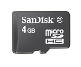 SanDisk Micro SDHC Card 4GB Speicherkarte (original Handelsverpackung)