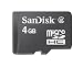 SanDisk Micro SDHC Card 4GB Speicherkarte (original Handelsverpackung)