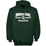 Michigan State Spartans Green Midfield Hoody Sweatshirt