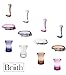 Briiith Ocean Bath Collection, Bathroom Tumbler Cup (Marsala)