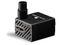 Sunterra 104506 Table Top Fountain Pump 30 GPH, Black