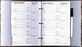 Erasable Telephone Address Book with a FREE extra marker