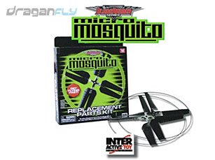 Childrens Toyshop  Toys : Micro Mosquito RC Helicopter Replacement Parts Kit: Rotor Set, Spacers, C-Clips, Tail Prop & More