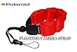 Polaroid Floating Wrist Strap Red for Underwater Waterproof Cameras Camcorders Housings