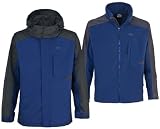 Trespass Robust Mens 3 In 1 Waterproof Jacket Blue Tone