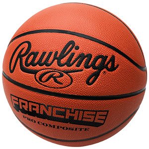 Rawlings Mens Franchise 29.5 Inch Microfiber Composite Leather Basketball - FRANCHISE