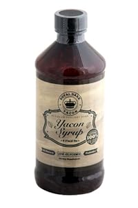 Royal Dark 100% Pure Yacon Syrup - 8 fl oz | Ultra Premium Natural Yacon Syrup - Healthy & Delicious Tasting Sugar Alternative with Natural Prebiotic FOS Fiber | Low Calorie Low-Glycemic with No Additives or Preservatives